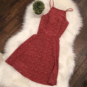 🦊SOLD🦊 Strappy Skater Dress with Lace-Up Back